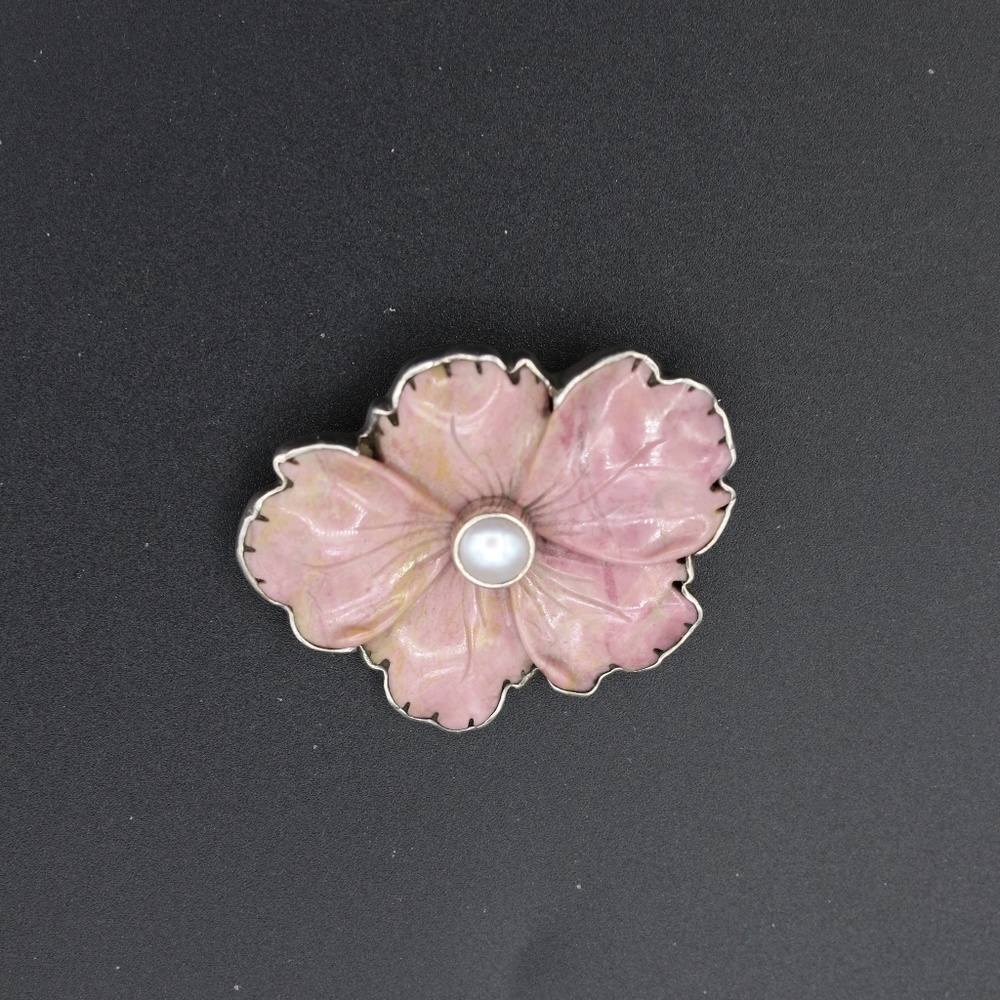 Vintage Amy Kahn Russell Pin/Pendant AKR silver